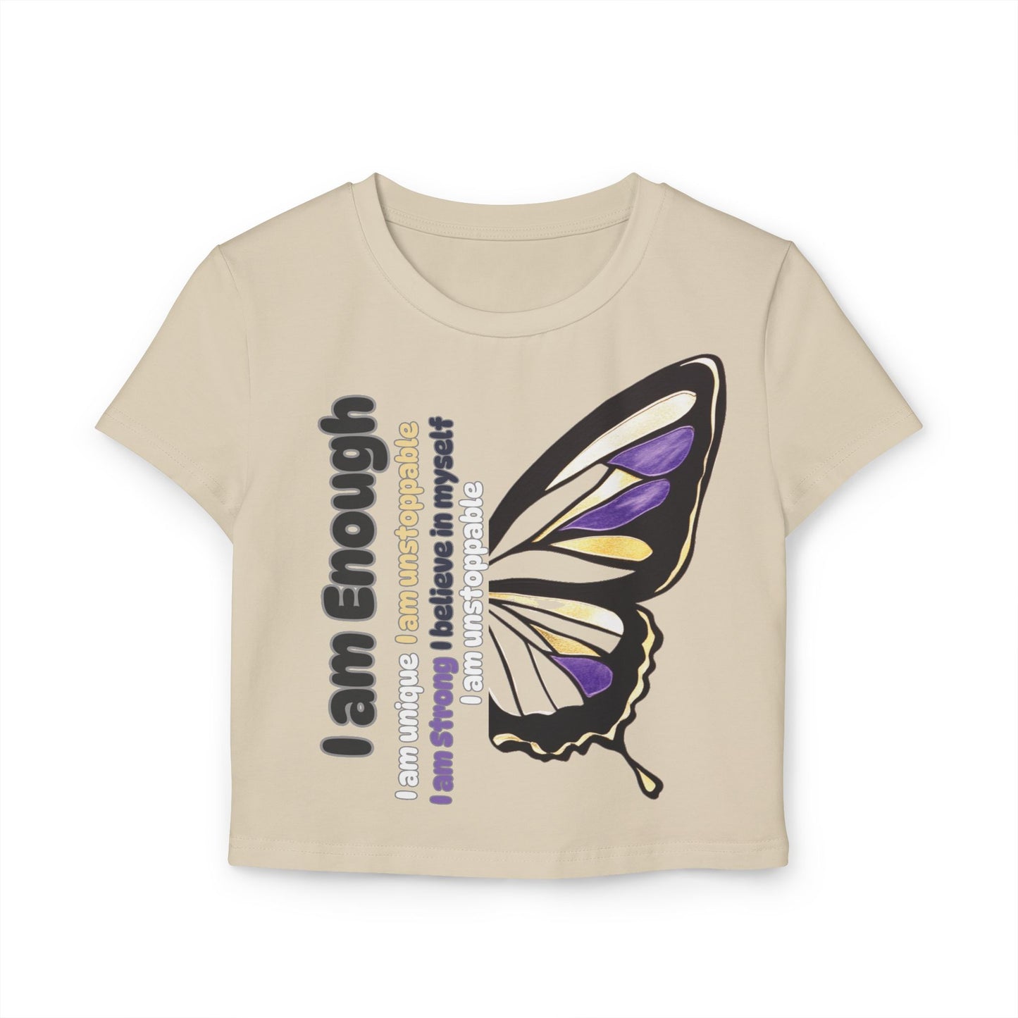 Women's Baby Tee - I am Enough!