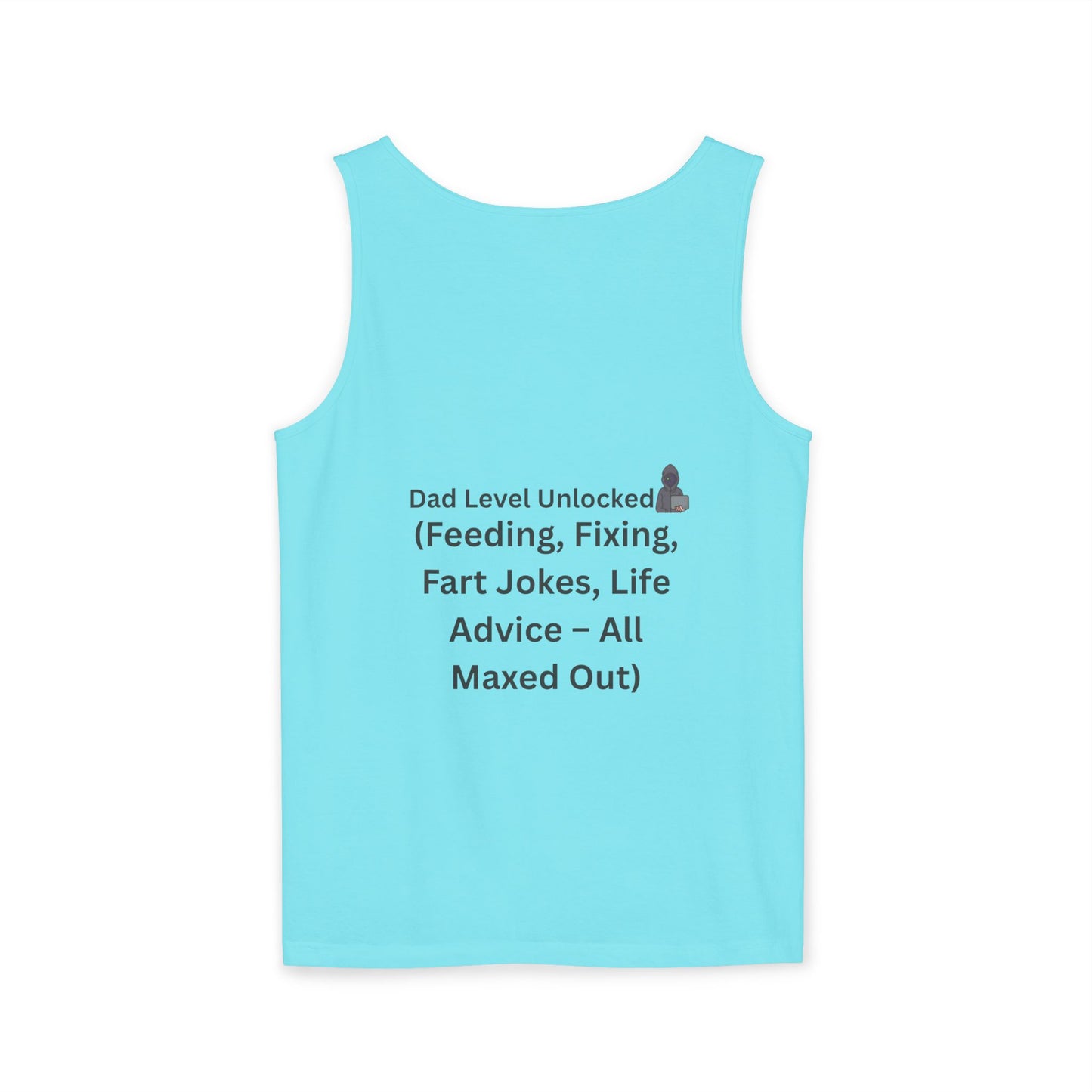 Playful Dad Humor Tank Top, Father's Day Gift, Summer Style, Dad Life Apparel, Unisex Funny Shirt, Gift for New Dads, Family Reunion Outfit