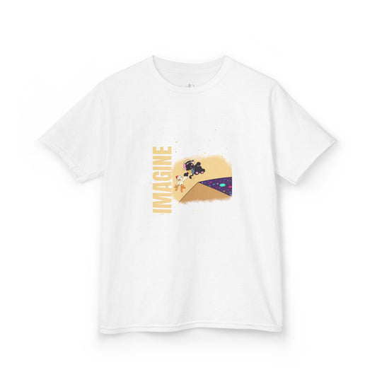 Kids Captain Nosey Cat - Imagine, Child's Motivation Shirt, Creative Outfit, Birthday Gift, Positive Vibes