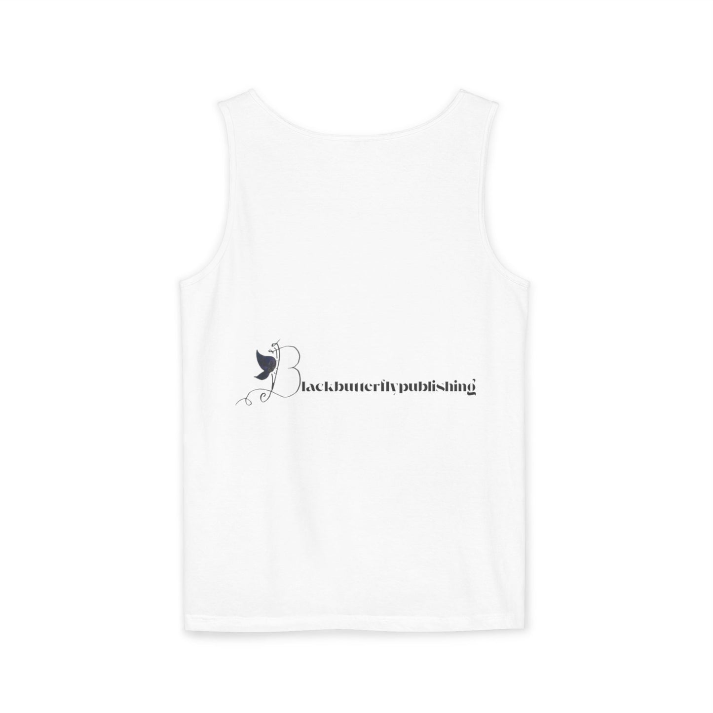 I Am Enough Butterfly Tank Top - Unisex Garment-Dyed Comfort