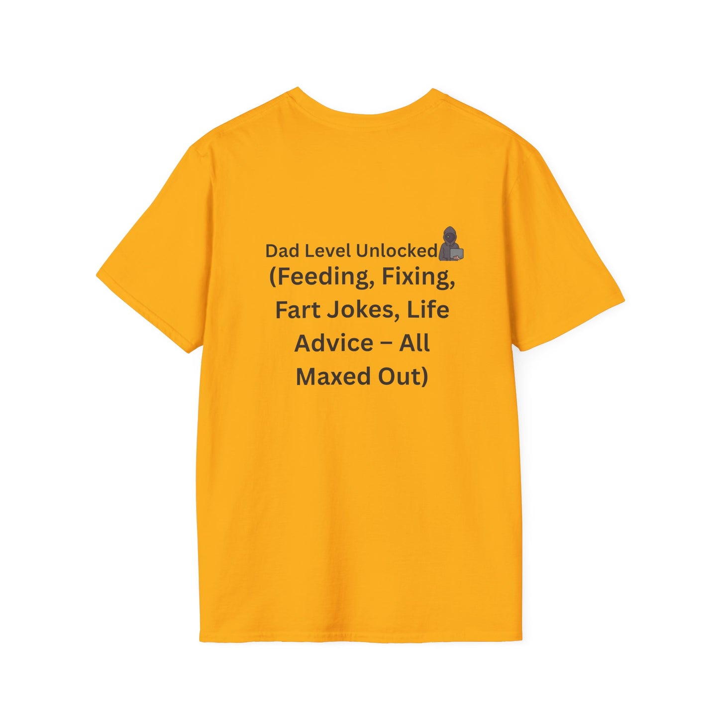 Funny Dad T-Shirt, Unisex Softstyle Tee for Father's Day, Gifts for Dad, Dad Humor Shirt, Casual Wear, Birthday Gift for Father