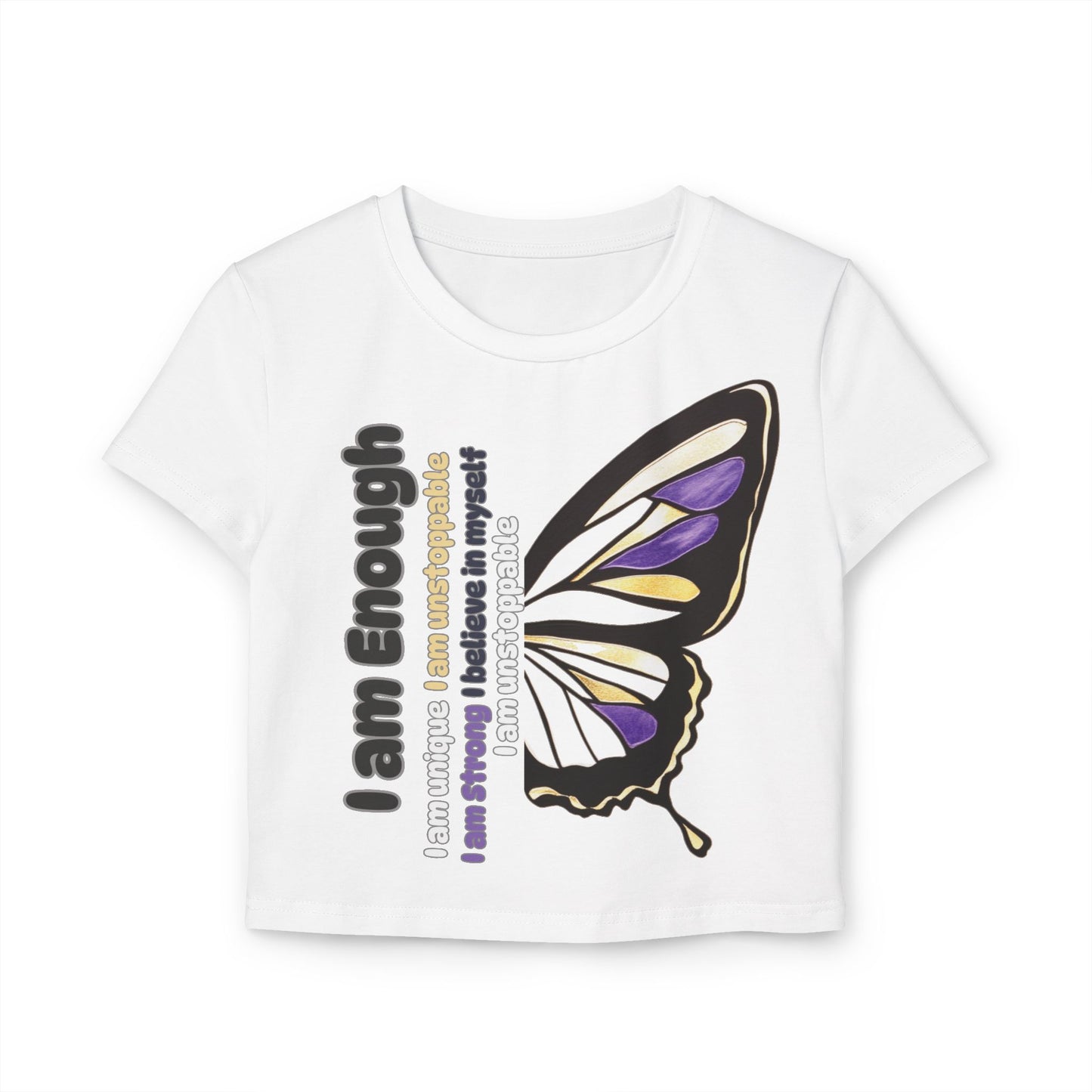 Women's Baby Tee - I am Enough!