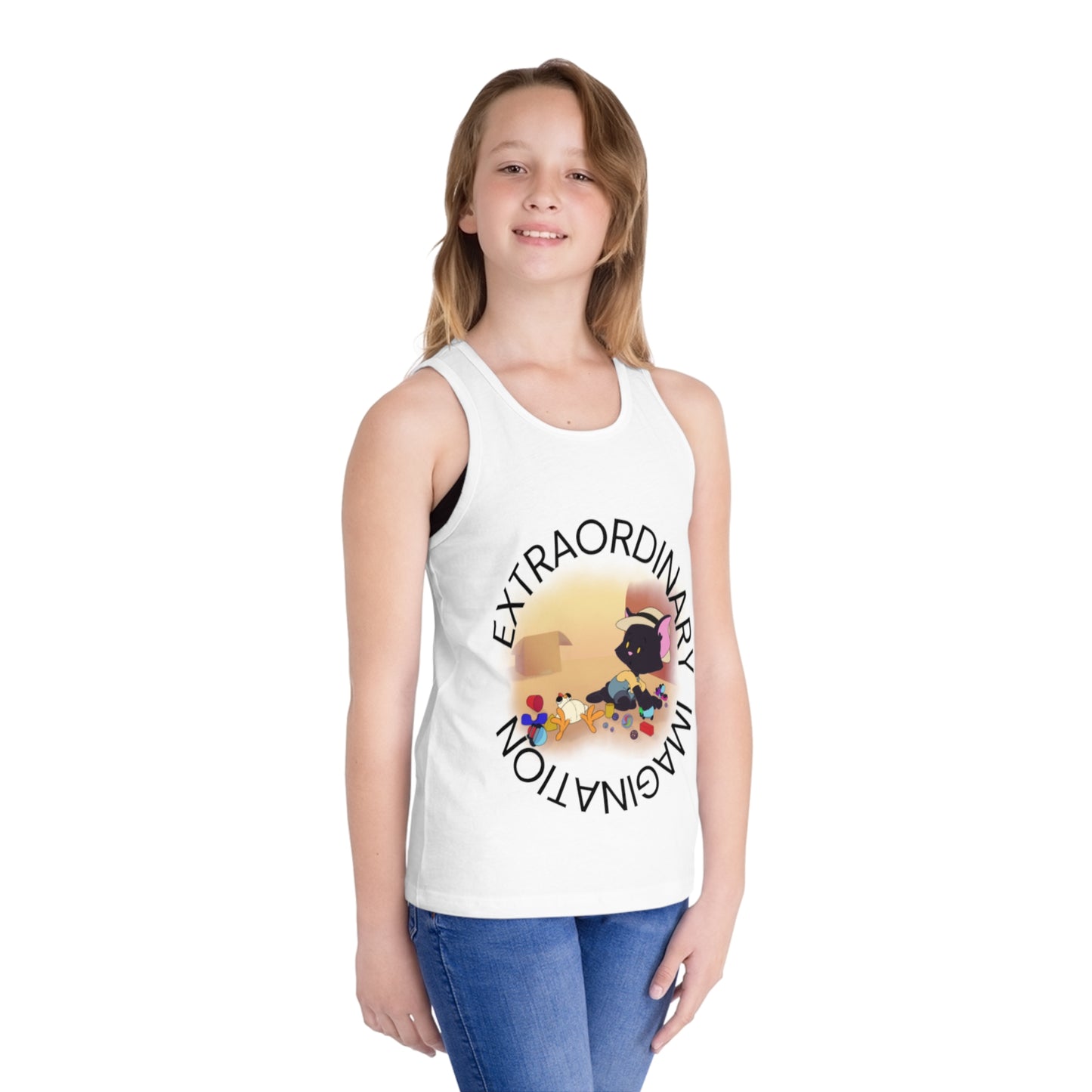Kids' Extraordinary Imagination Jersey Tank Top - Fun for Summer
