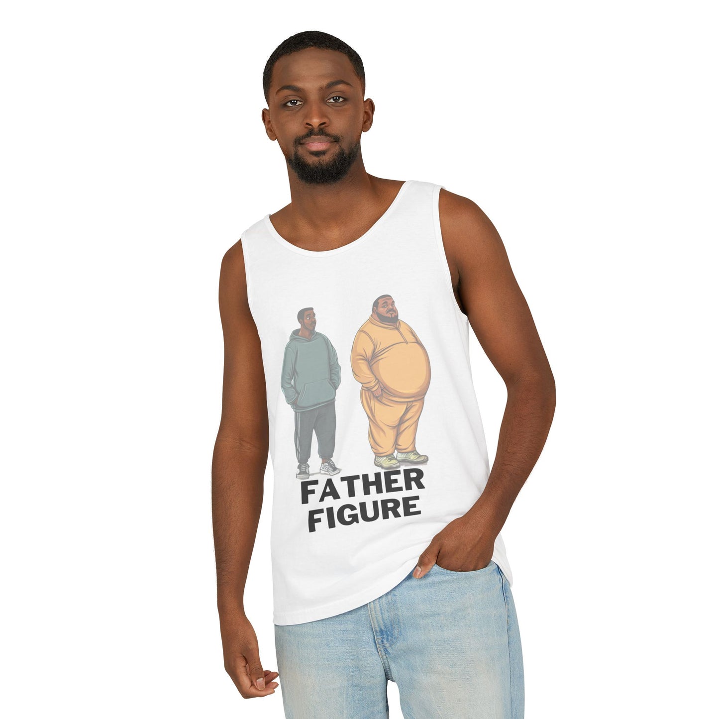 Playful Dad Humor Tank Top, Father's Day Gift, Summer Style, Dad Life Apparel, Unisex Funny Shirt, Gift for New Dads, Family Reunion Outfit
