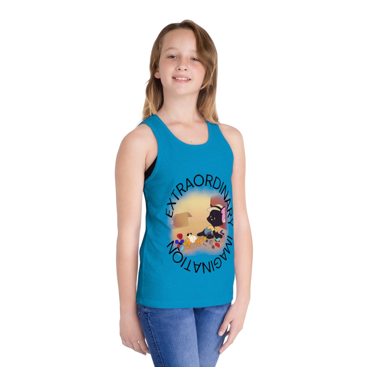 Kids' Extraordinary Imagination Jersey Tank Top - Fun for Summer