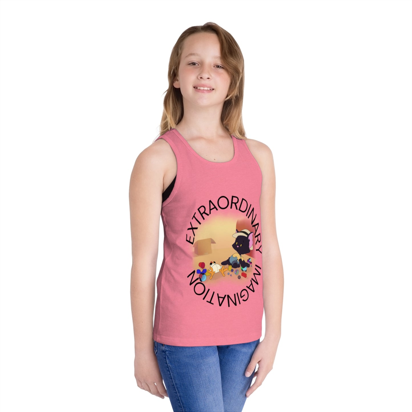 Kids' Extraordinary Imagination Jersey Tank Top - Fun for Summer