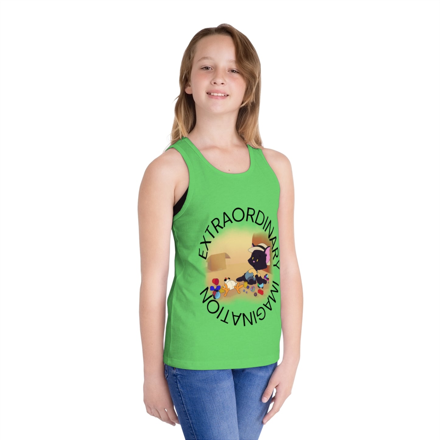 Kids' Extraordinary Imagination Jersey Tank Top - Fun for Summer